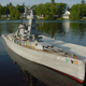 Image for article titled Man Finishes 30-feet WWII German Battleship Model, Prepares to Invade Poland Soon